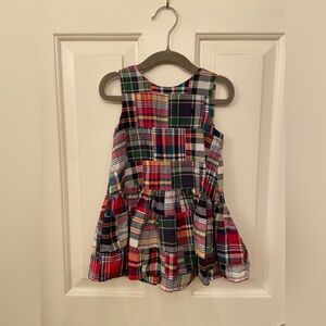 RALPH LAUREN plaid Sleeveless Dress